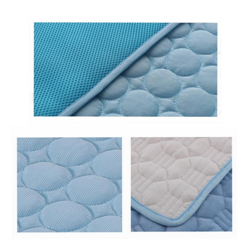 Pet Dog & Cat Ice Silk Cold Nest Pad - Summer Cooling Mat