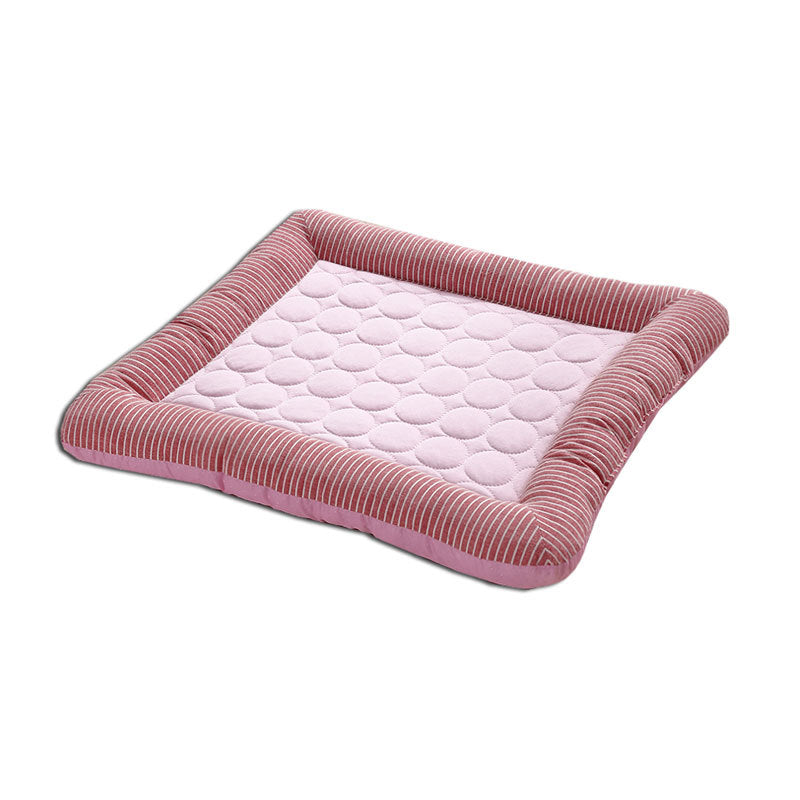 Pet Cooling Pad Bed - Ice Silk Cool Mat for Dogs & Cats Summer Sleeping