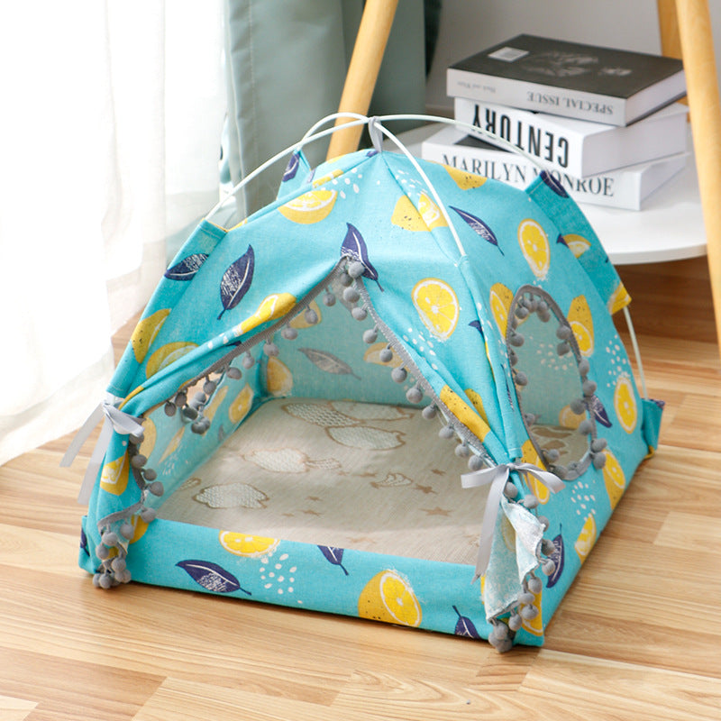 Cat Tent House - Your Anxious Cat's Safe Haven (Enclosed & Cozy!)