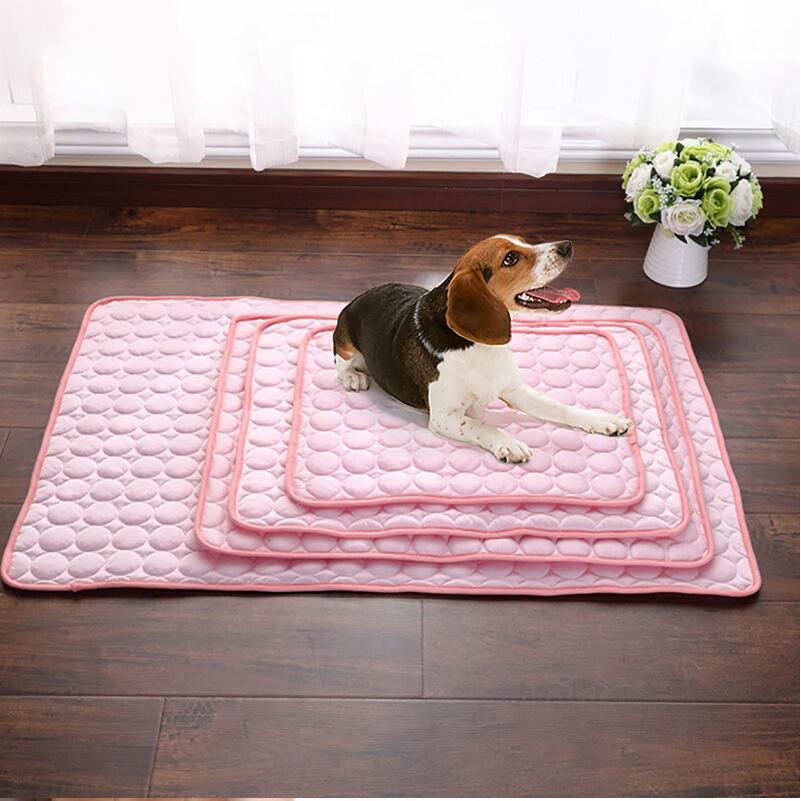 Pet Dog & Cat Ice Silk Cold Nest Pad - Summer Cooling Mat