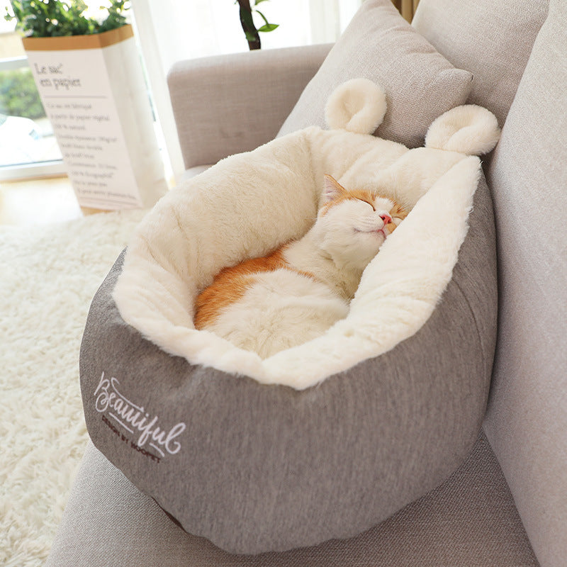 Warming Dog Bed Sleeping Bag - Your Puppy's Cozy Burrow (Anxiety Relief!)