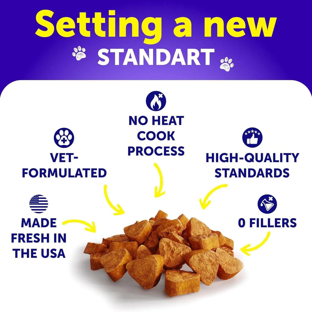Dog Multivitamin 20-in-1 with Glucosamine - Complete Health for Puppies & Seniors (120 Chews!)