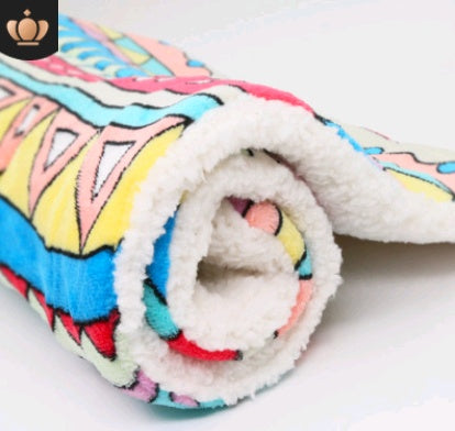 Cute Cat Blankets & Dog Pet Mat - Your Pet's Favorite Cozy Spot (Machine Washable!)