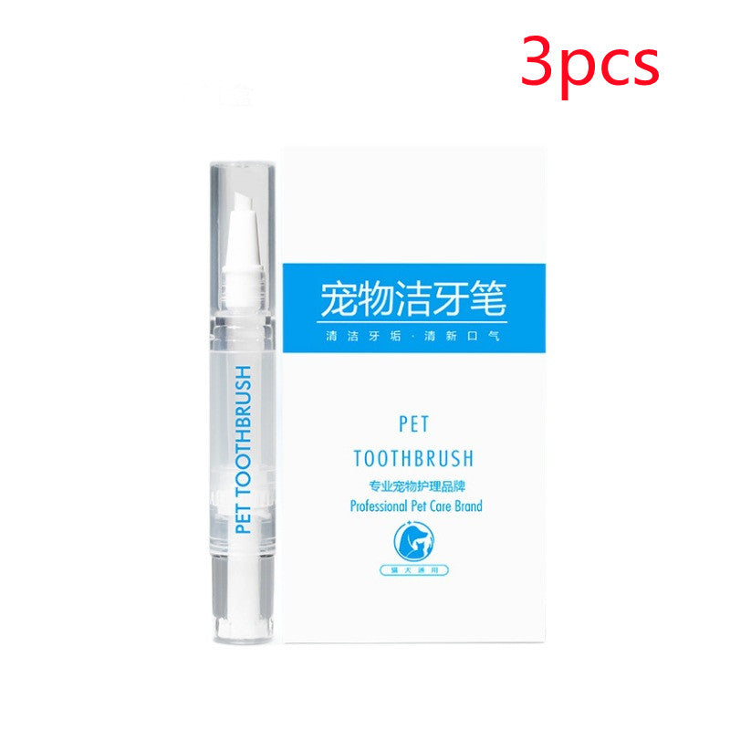 Pet Toothbrush Pen - Easy Teeth Cleaning Tool for Fresh Breath