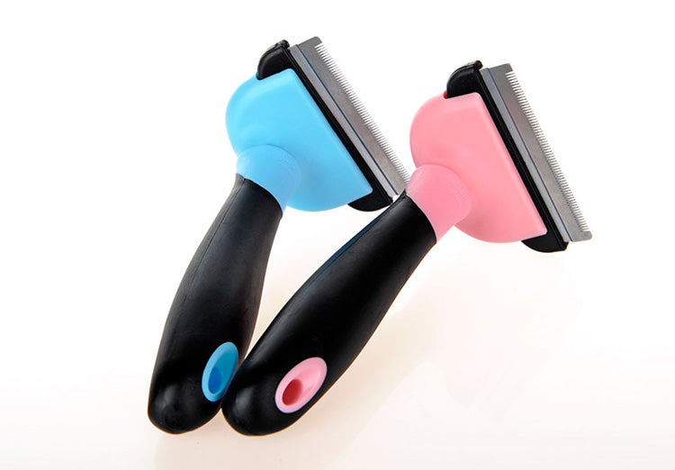 Pet Hair Removal Comb - Professional Deshedding Tool for Dogs & Cats
