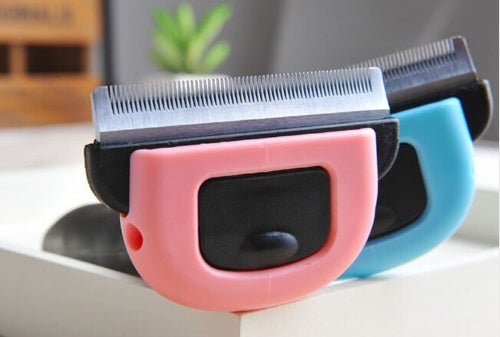 Pet Hair Removal Comb - Professional Deshedding Tool for Dogs & Cats