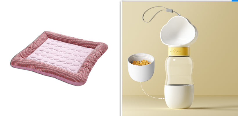 Pet Cooling Pad Bed - Ice Silk Cool Mat for Dogs & Cats Summer Sleeping