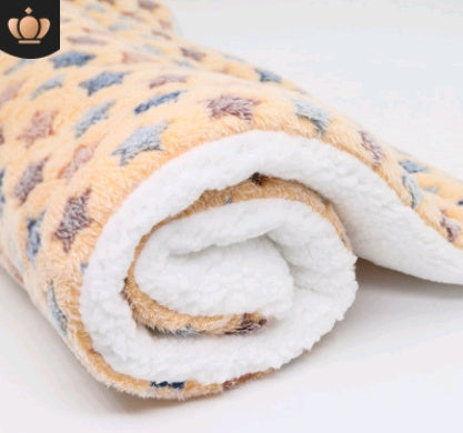 Cute Cat Blankets & Dog Pet Mat - Your Pet's Favorite Cozy Spot (Machine Washable!)