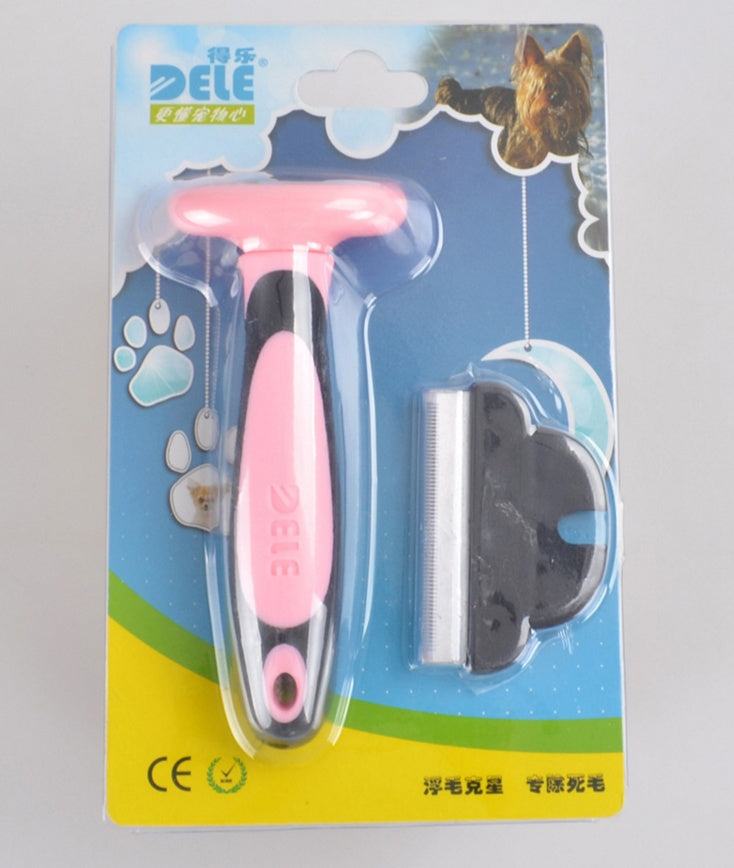 Pet Hair Removal Comb - Professional Deshedding Tool for Dogs & Cats