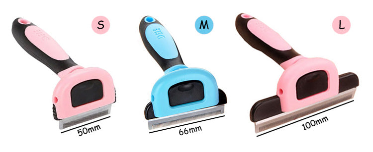 Pet Hair Removal Comb - Professional Deshedding Tool for Dogs & Cats