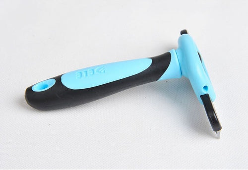 Pet Hair Removal Comb - Professional Deshedding Tool for Dogs & Cats