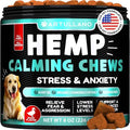 Hemp Calming Chews for Dogs - Anxiety Relief + Hip & Joint Support (120 Treats!)