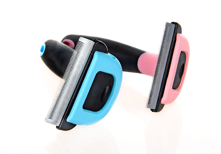Pet Hair Removal Comb - Professional Deshedding Tool for Dogs & Cats