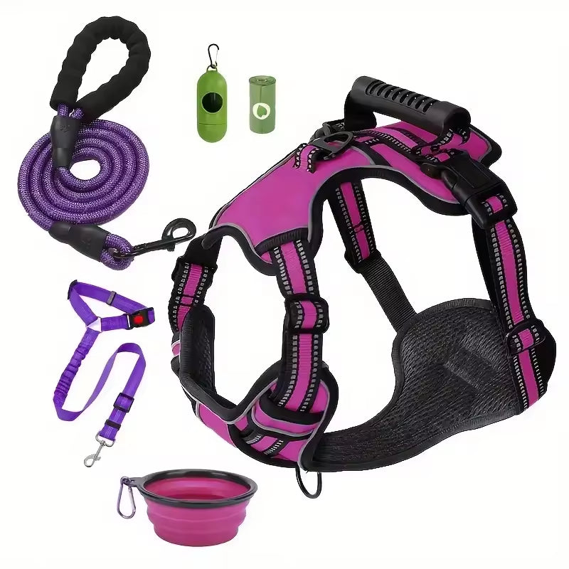 Tactical Service Dog Harness Complete Set - Everything Your Working Dog Needs!