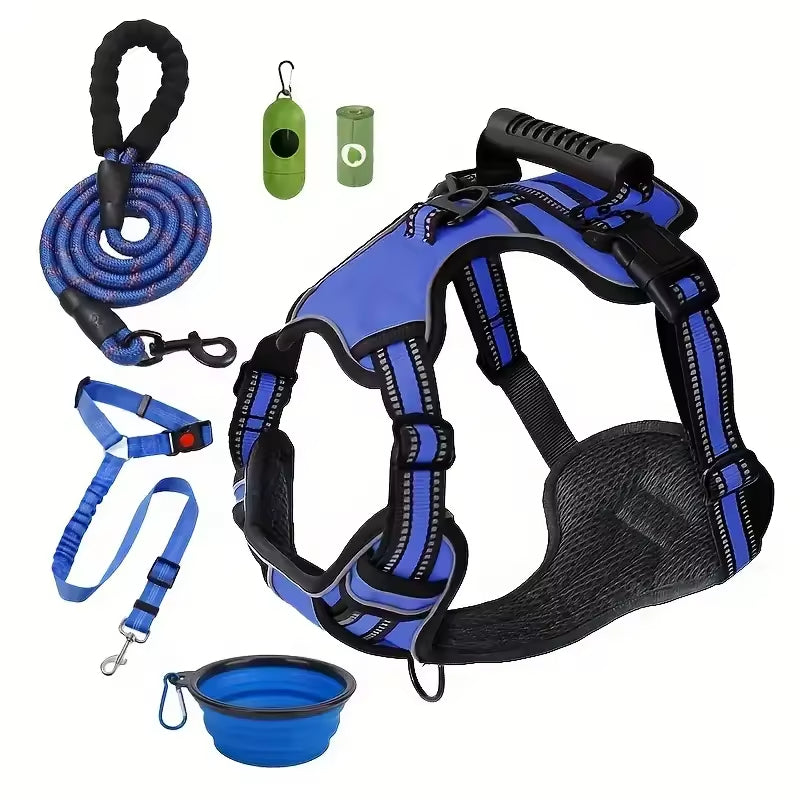 Tactical Service Dog Harness Complete Set - Everything Your Working Dog Needs!