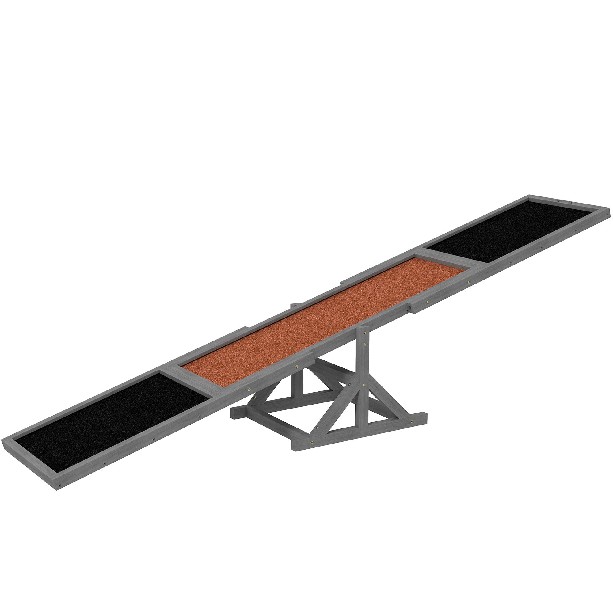 Wooden Dog Agility Seesaw 83" - Turn Your Backyard Into a Pro Training Course!