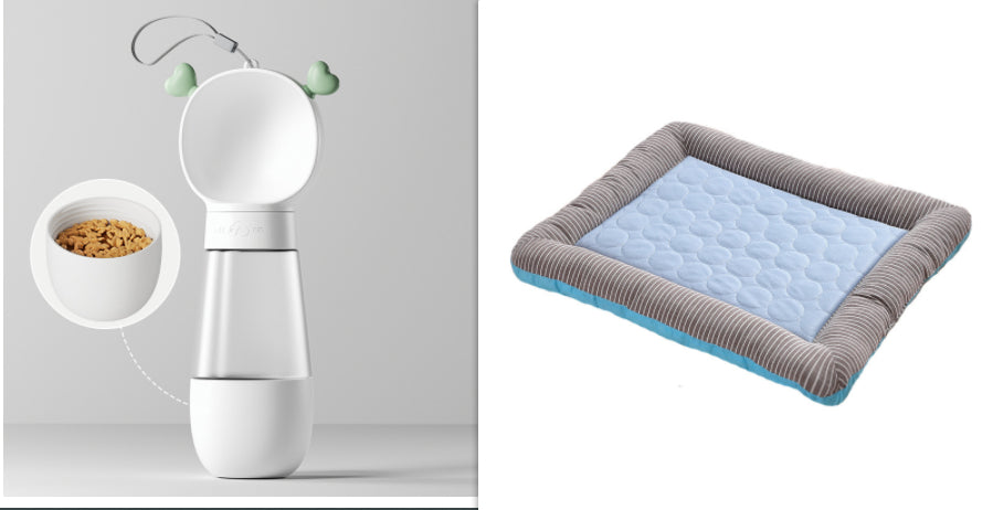 Pet Cooling Pad Bed - Ice Silk Cool Mat for Dogs & Cats Summer Sleeping