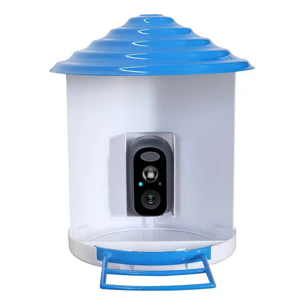 Smart Bird Feeder with Solar Camera - AI Bird Identification & 1080P HD Video