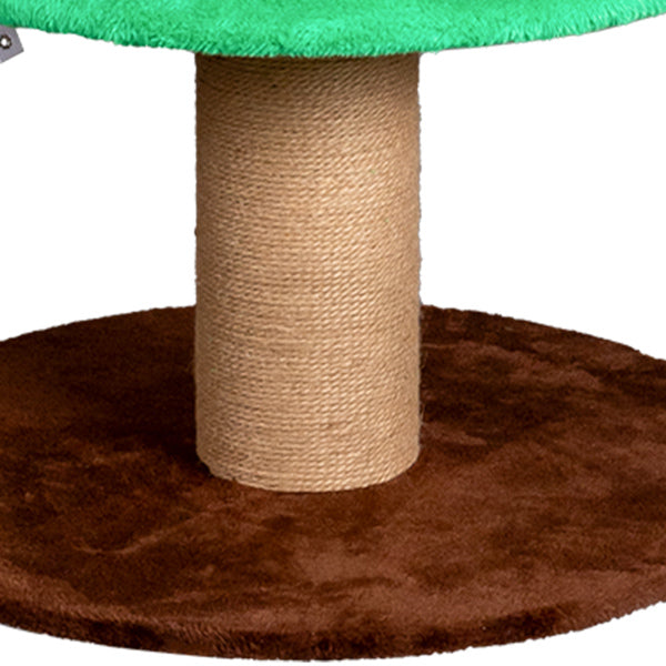 59" Large Cat Tower Tree - Christmas Tree Design with 2 Condos & Scratching Posts