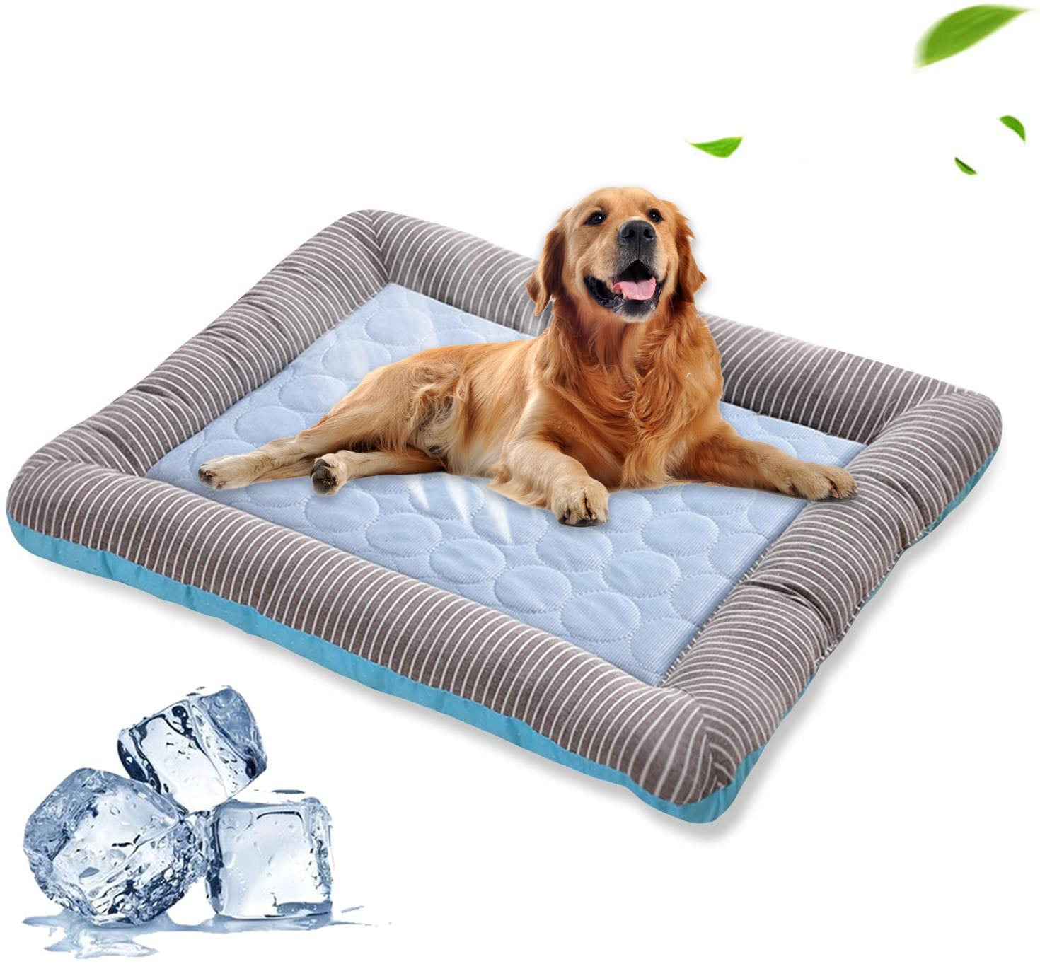 Pet Cooling Pad Bed - Ice Silk Cool Mat for Dogs & Cats Summer Sleeping