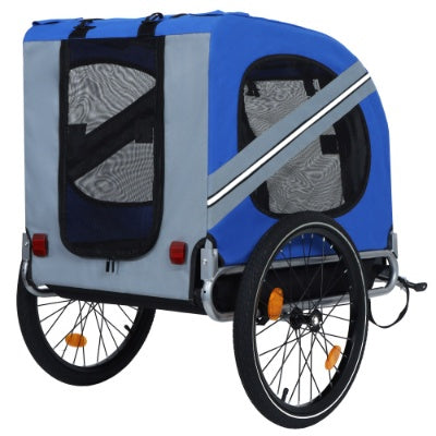 Large Folding Bike Trailer for Dogs - Your Adventure Buddy Rides Along (120LB Capacity!)
