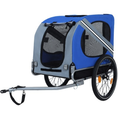Large Folding Bike Trailer for Dogs - Your Adventure Buddy Rides Along (120LB Capacity!)