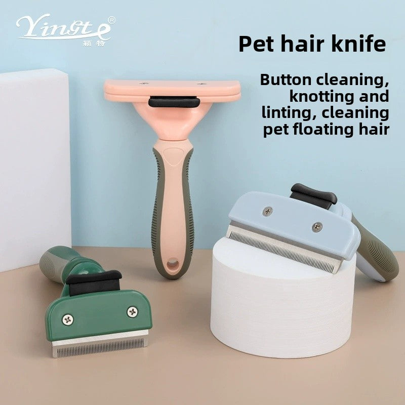 Pet Hair Trimmer & Shaving Razor - Professional Grooming Comb for Dogs & Cats