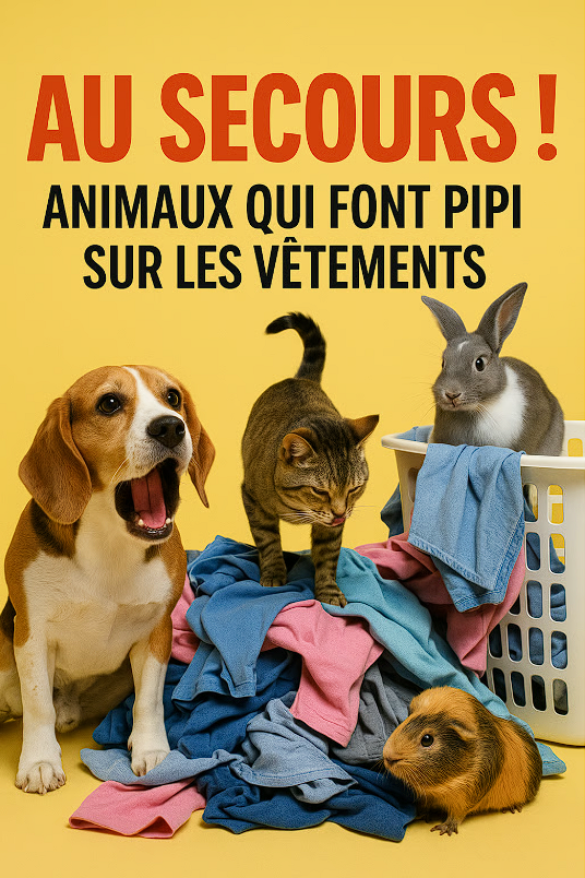 AU SECOURS ! Animaux qui font pipi sur les vêtements - Guide Pratique de Solutions | eBook Digital