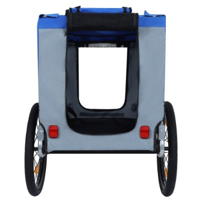 Large Folding Bike Trailer for Dogs - Your Adventure Buddy Rides Along (120LB Capacity!)