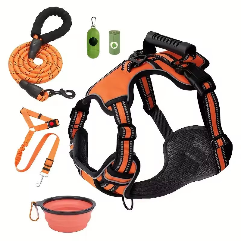 Tactical Service Dog Harness Complete Set - Everything Your Working Dog Needs!