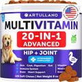 Dog Multivitamin 20-in-1 with Glucosamine - Complete Health for Puppies & Seniors (120 Chews!)