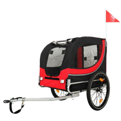 Large Folding Bike Trailer for Dogs - Your Adventure Buddy Rides Along (120LB Capacity!)