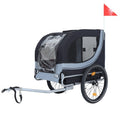 Large Folding Bike Trailer for Dogs - Your Adventure Buddy Rides Along (120LB Capacity!)