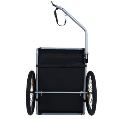 Large Folding Bike Trailer for Dogs - Your Adventure Buddy Rides Along (120LB Capacity!)