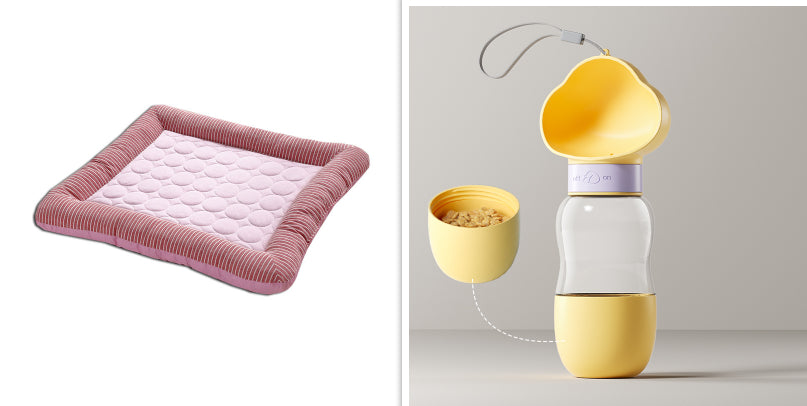 Pet Cooling Pad Bed - Ice Silk Cool Mat for Dogs & Cats Summer Sleeping